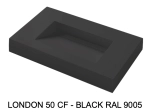 Plan vasque lavabo sur mesure : L 60 à 201 x P 40 à 51 cm, finition lisse mate, 10 couleurs au choix, Anti bactérien, résine Akrytan® teinté dans la masse, Livraison Offerte.